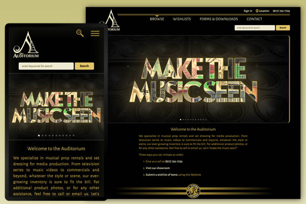 web design + development using HTML, CSS, Javascript, PHP, and MySQL Website Design example 001